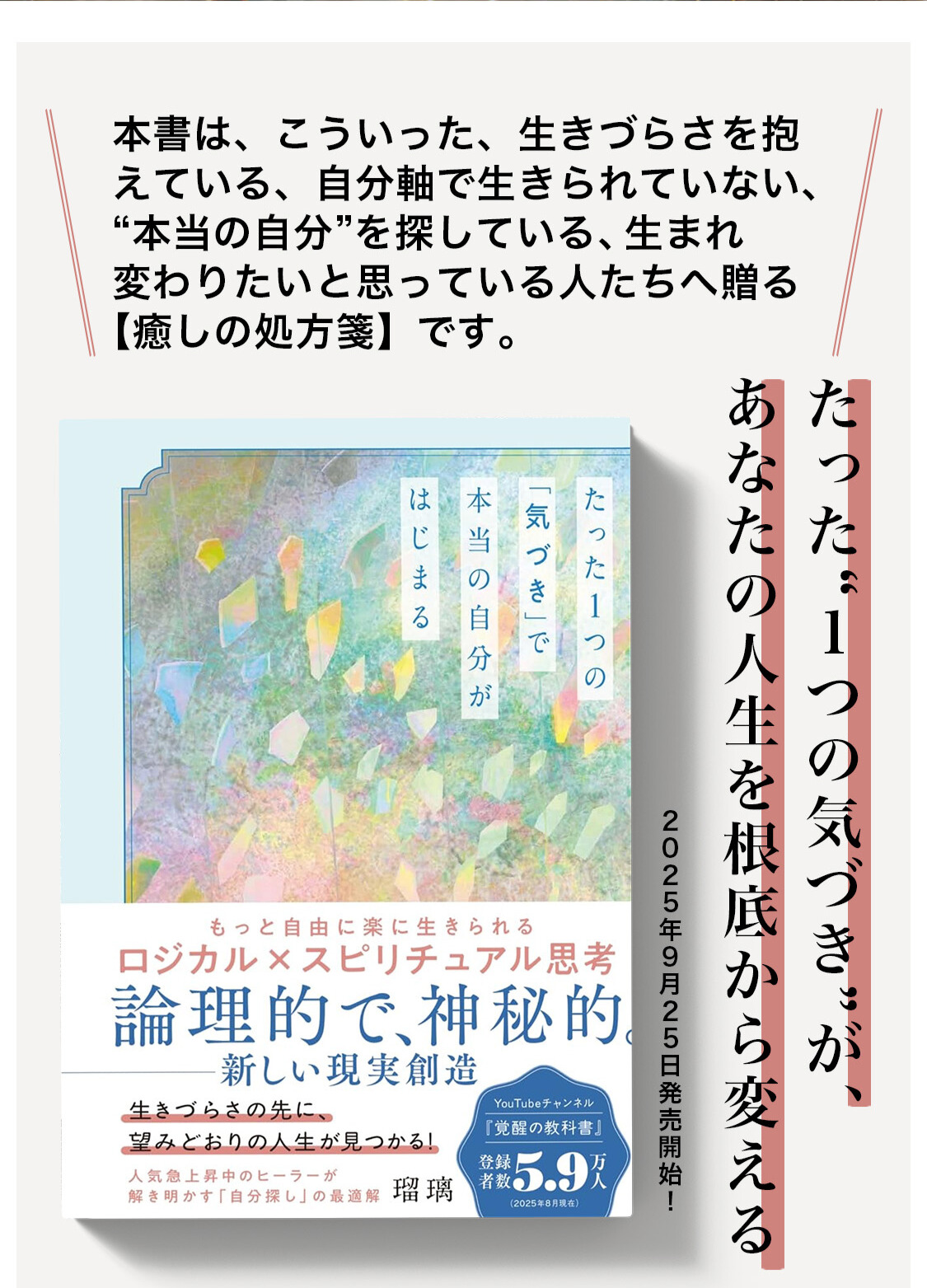 たった１つの『気づき』で本当の自分がはじまる（上部）